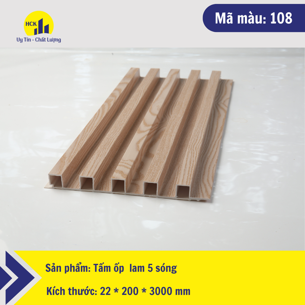 Kích thước, kiểu dáng tấm lam sóng