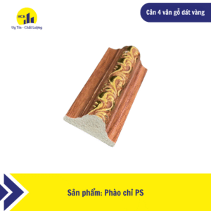 Cân 4 vân gỗ dát vàng