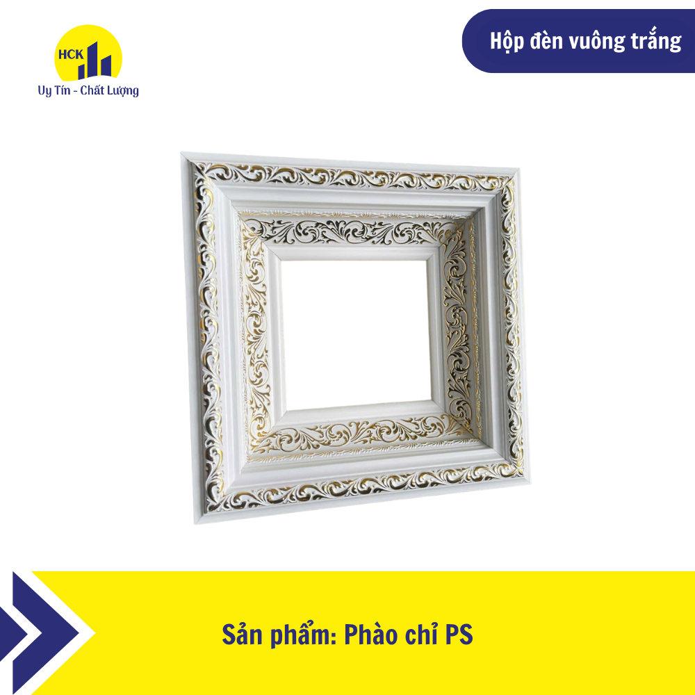 Hộp đèn vuông trắng