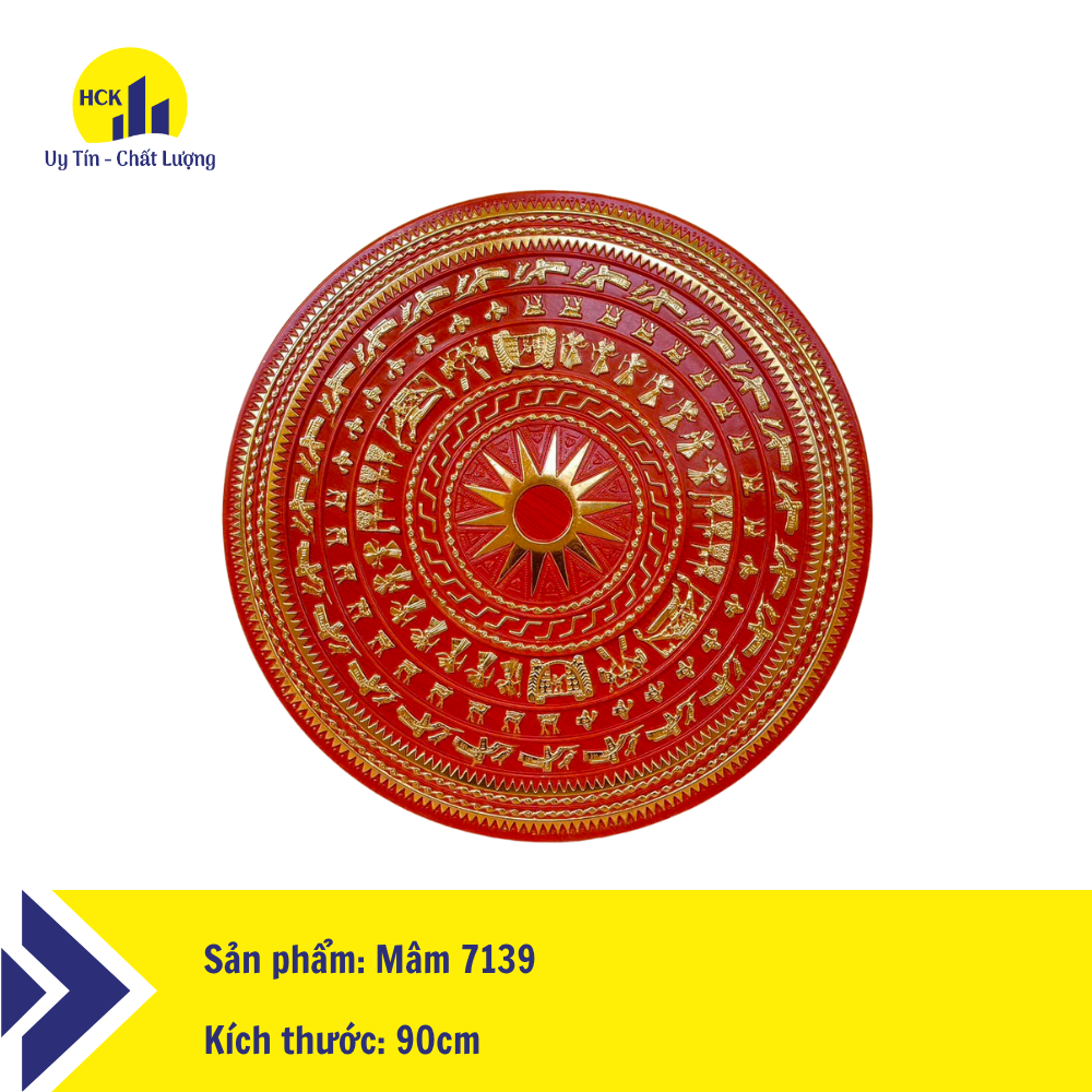 Mâm trần PU họa tiết trống đồng - Mâm trần PU tại Vĩnh Phúc