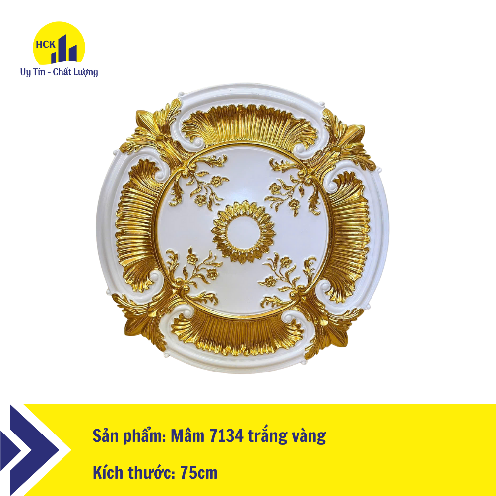 Mâm trần dát vàng tại Vĩnh Phúc
