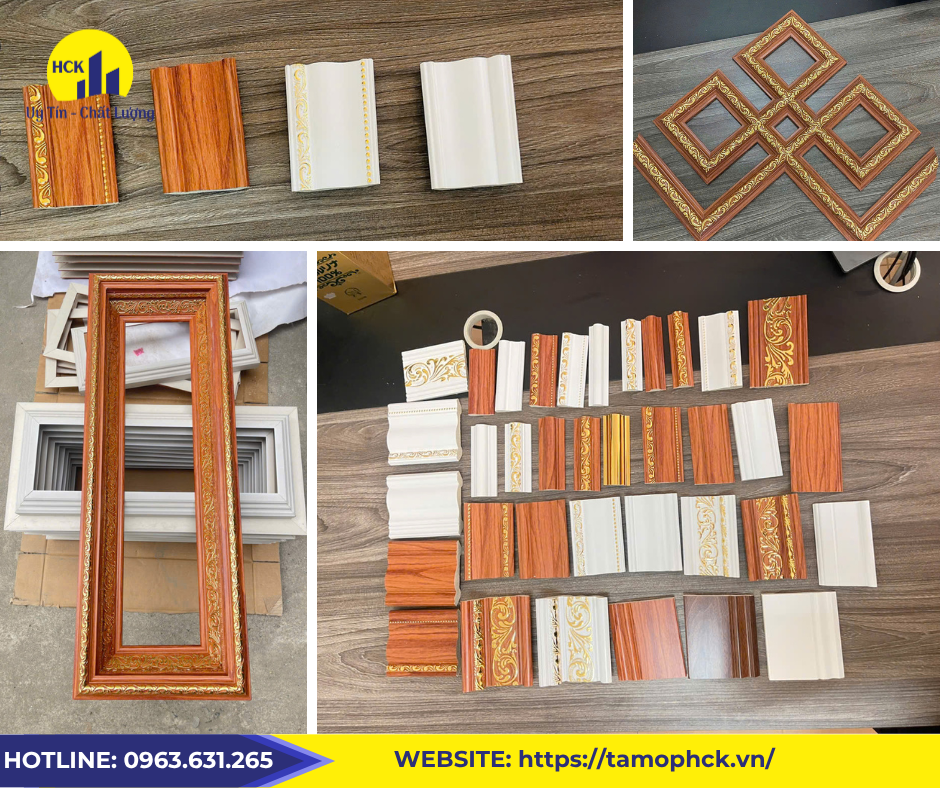 Mẫu phào chỉ PS tại Vĩnh Phúc mới nhất