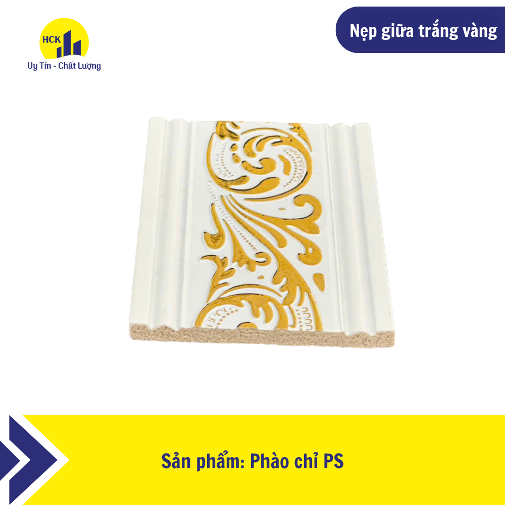 Nẹp giữa trắng vàng