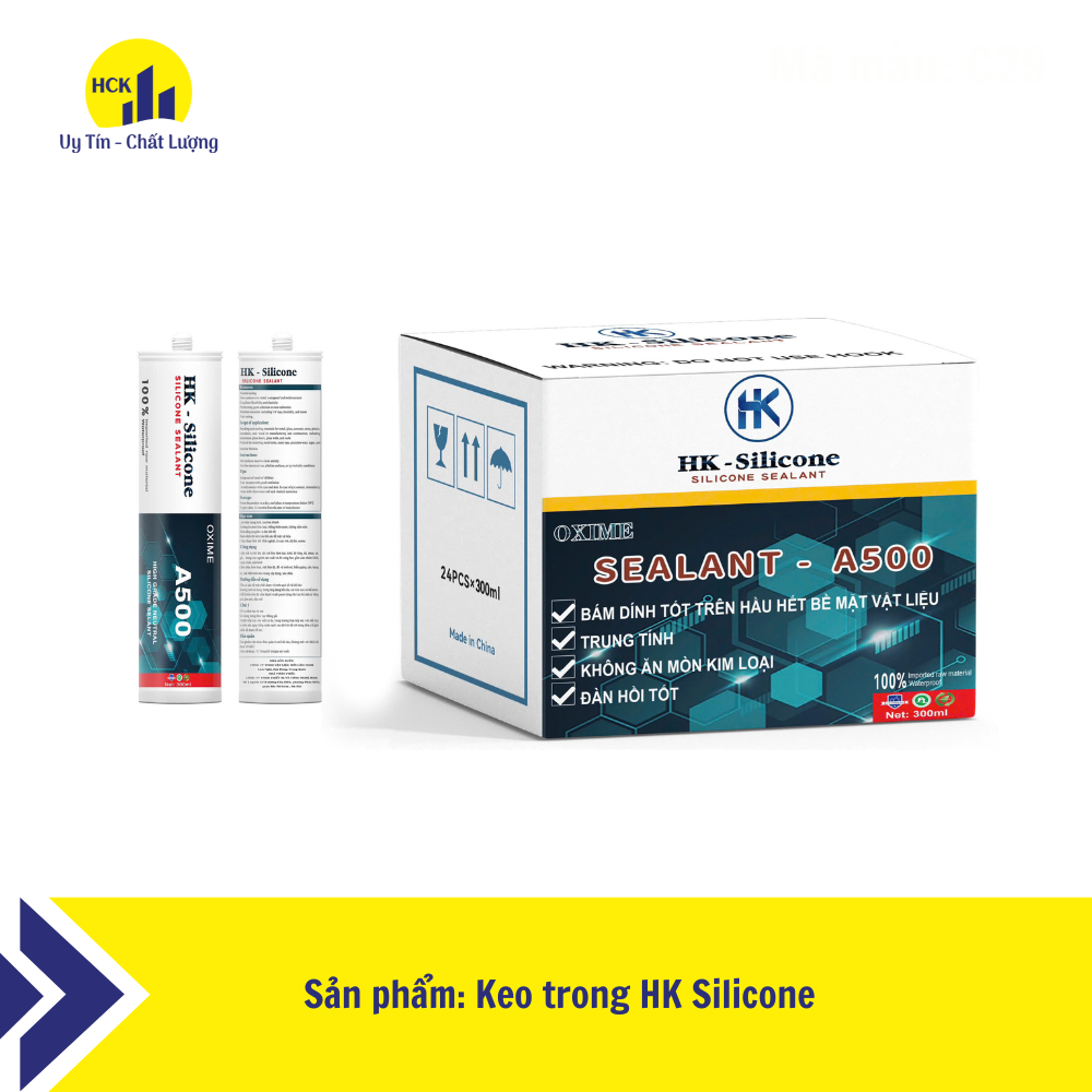 Keo trong HK Silicone