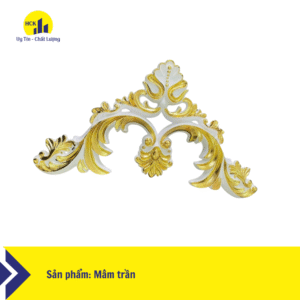 Hoa góc trắng dát vàng