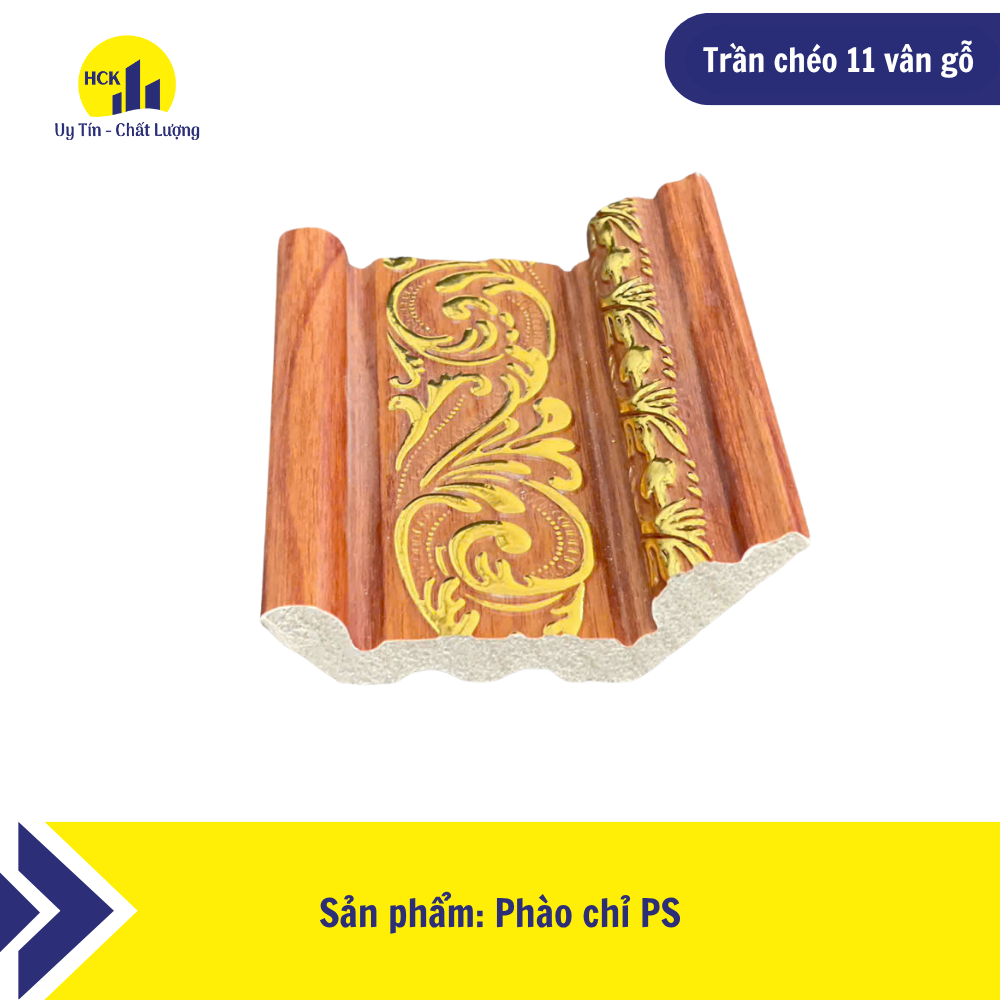 Trần chéo 11 vân gỗ