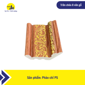 Trần chéo 8 vân gỗ