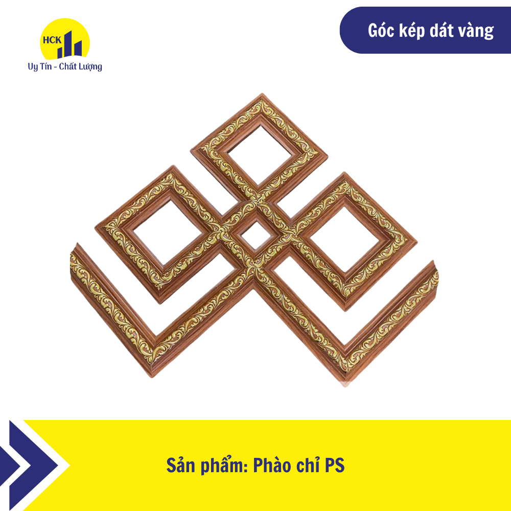 Góc kép dát vàng