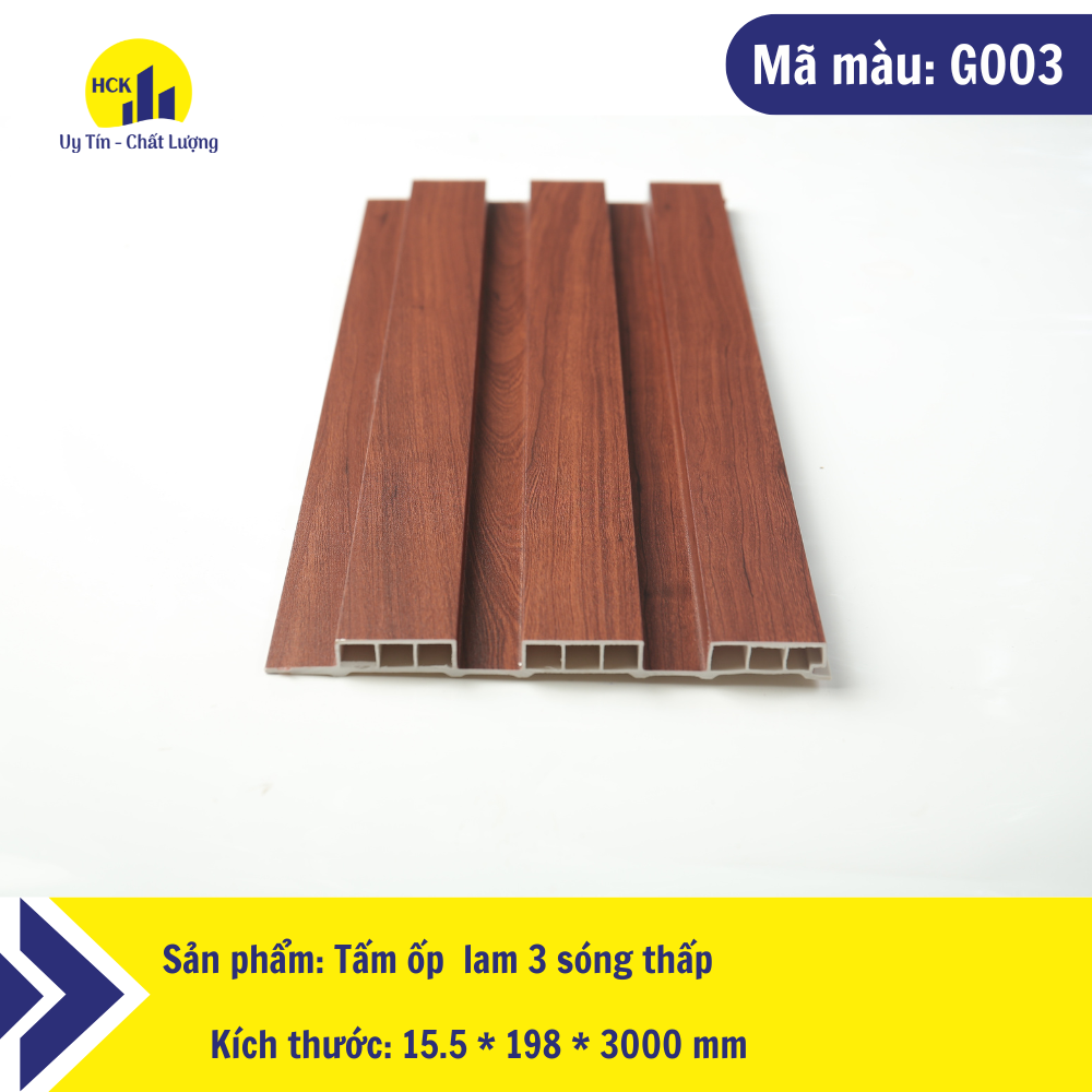 Lam sóng nhựa giả gỗ